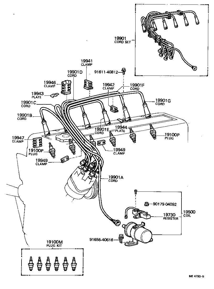  CRESSIDA |  IGNITION COIL SPARK PLUG