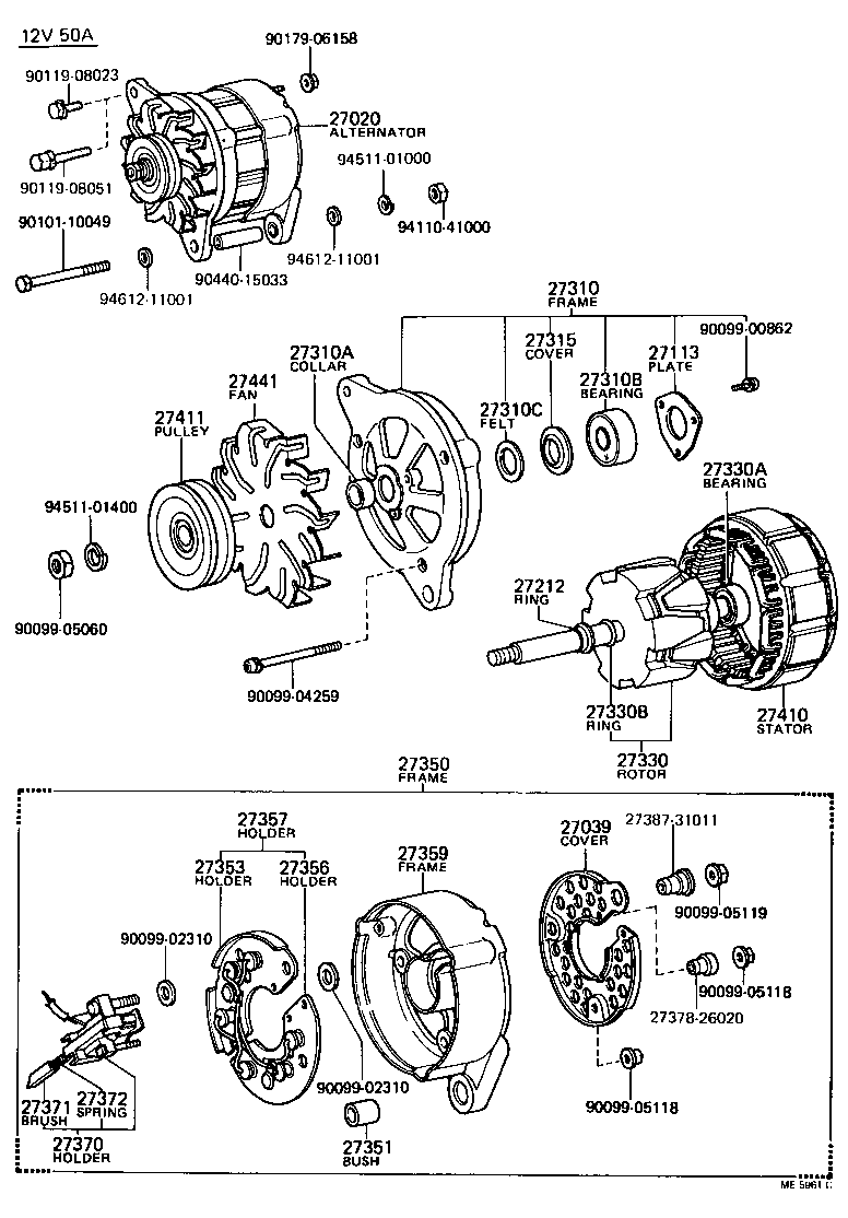  CROWN |  ALTERNATOR