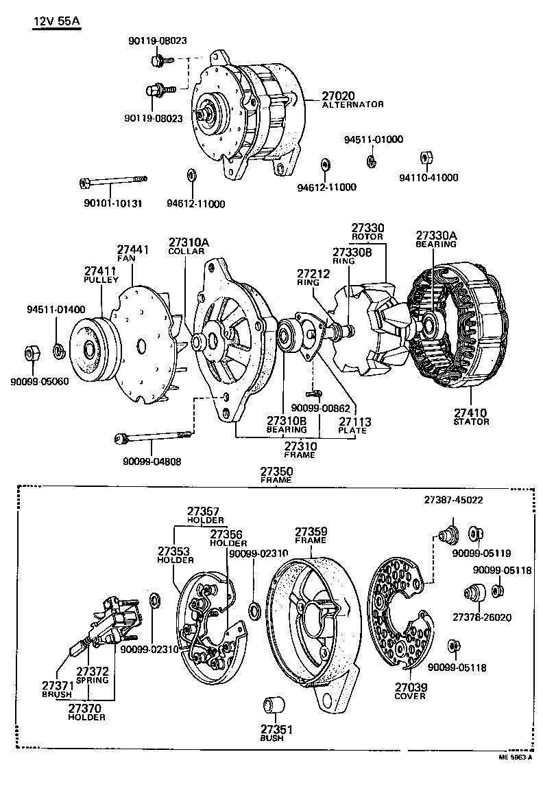  CROWN |  ALTERNATOR