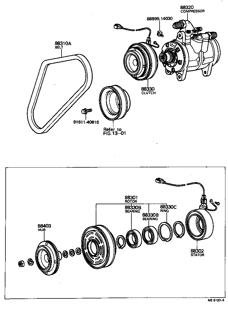  CRESSIDA |  HEATING AIR CONDITIONING COMPRESSOR