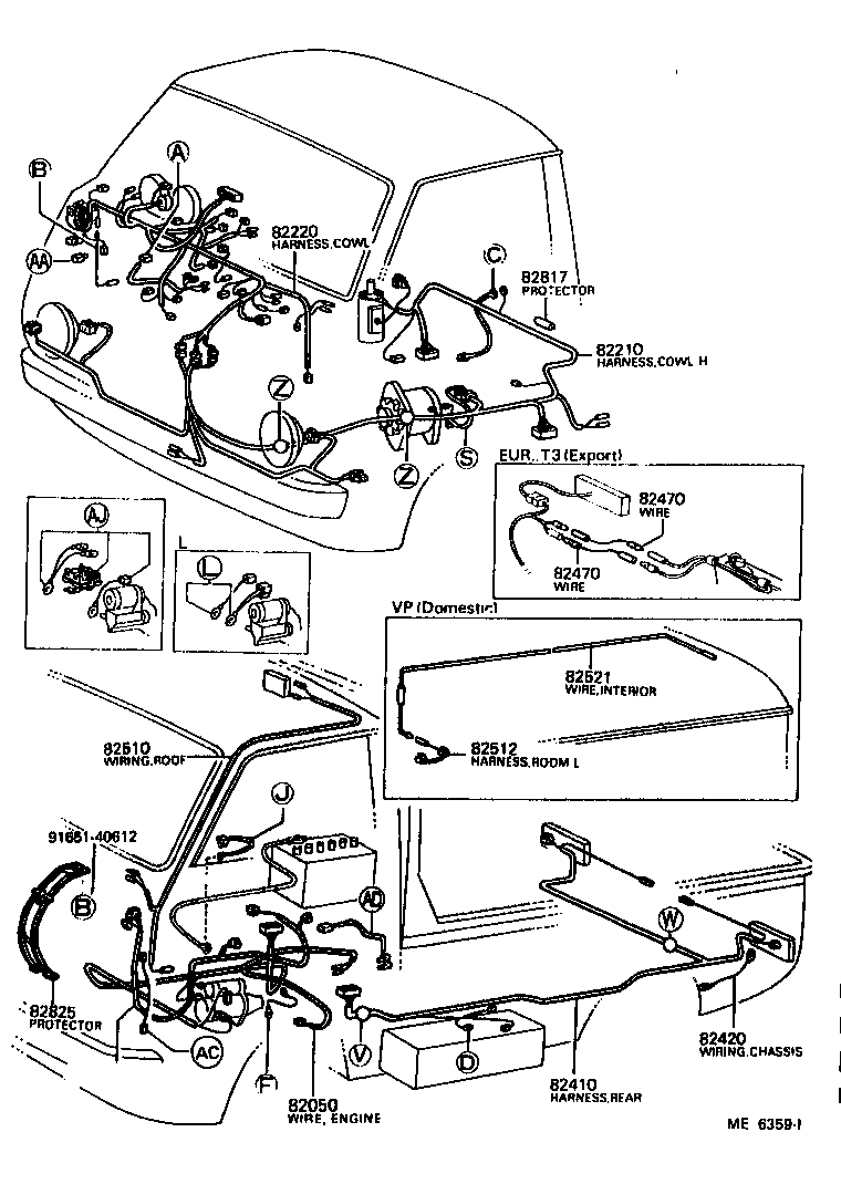  HIACE |  WIRING CLAMP