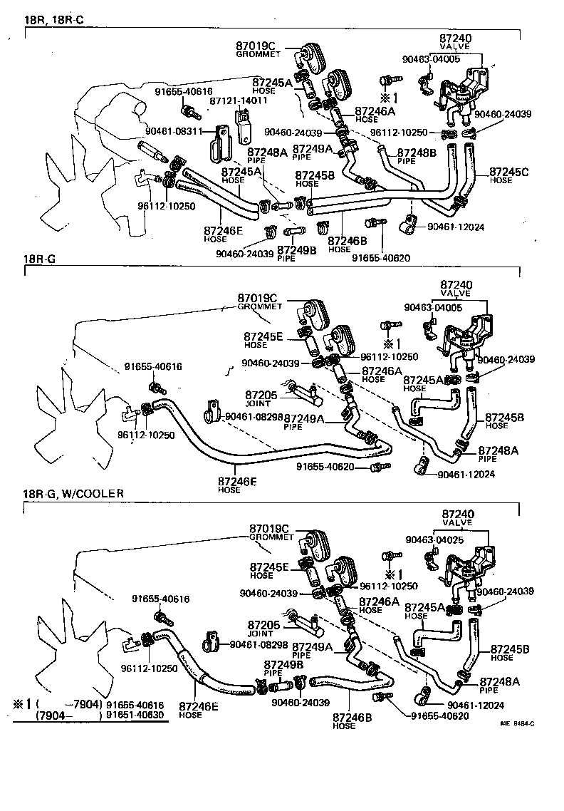  CELICA |  HEATING AIR CONDITIONING WATER PIPING