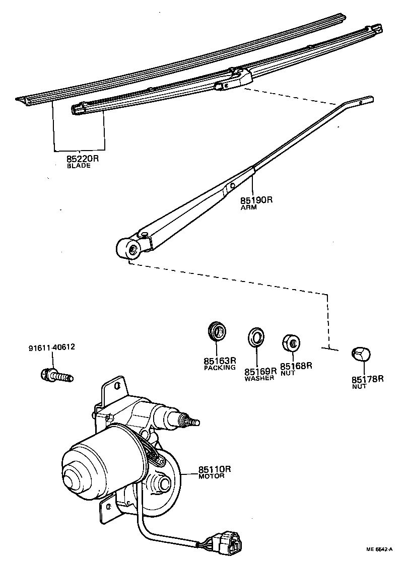  COASTER |  REAR WIPER