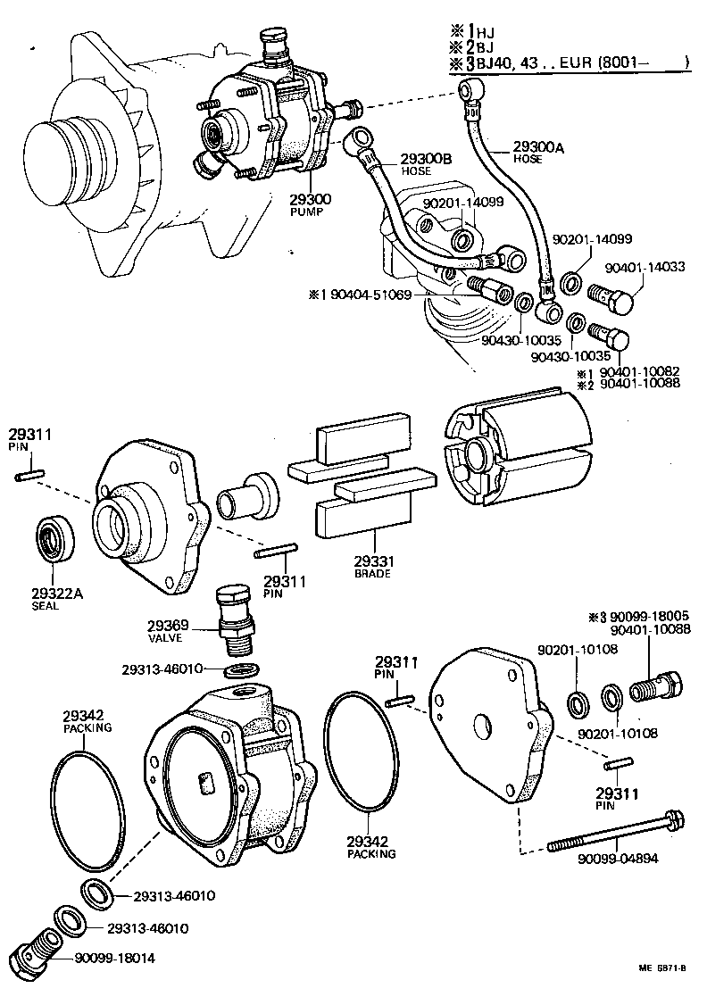  LAND CRUISER 40 45 55 |  VACUUM PUMP