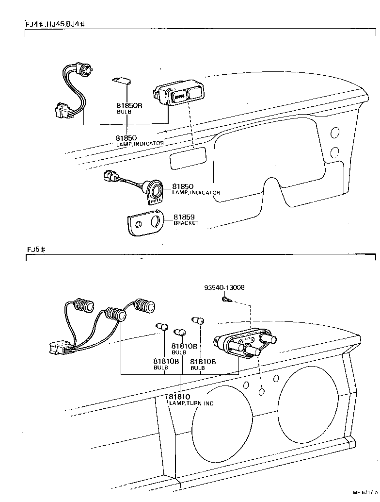  LAND CRUISER 40 45 55 |  INDICATOR