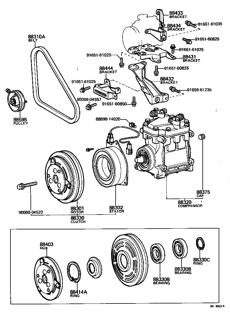  CELICA |  HEATING AIR CONDITIONING COMPRESSOR