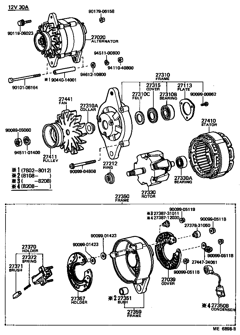  STARLET |  ALTERNATOR