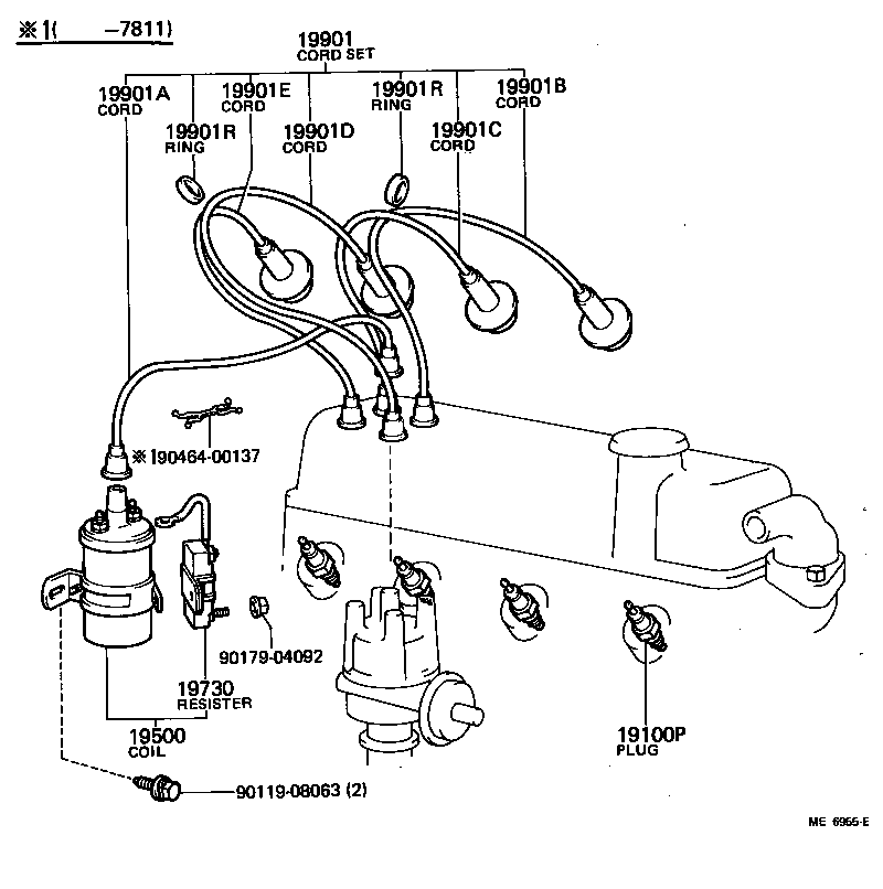  STARLET |  IGNITION COIL SPARK PLUG