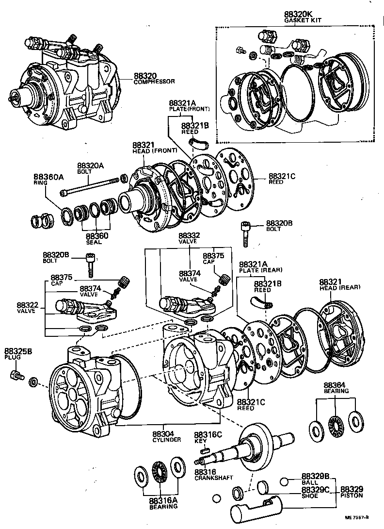  CRESSIDA |  HEATING AIR CONDITIONING COMPRESSOR