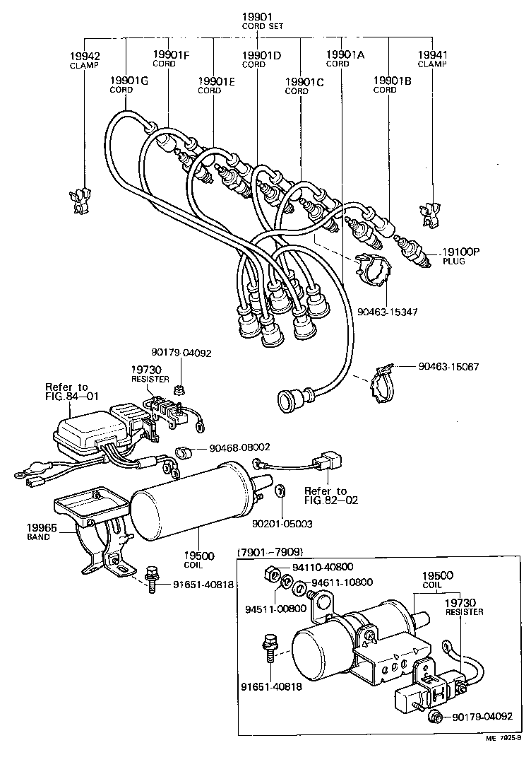  LAND CRUISER 40 45 55 |  IGNITION COIL SPARK PLUG