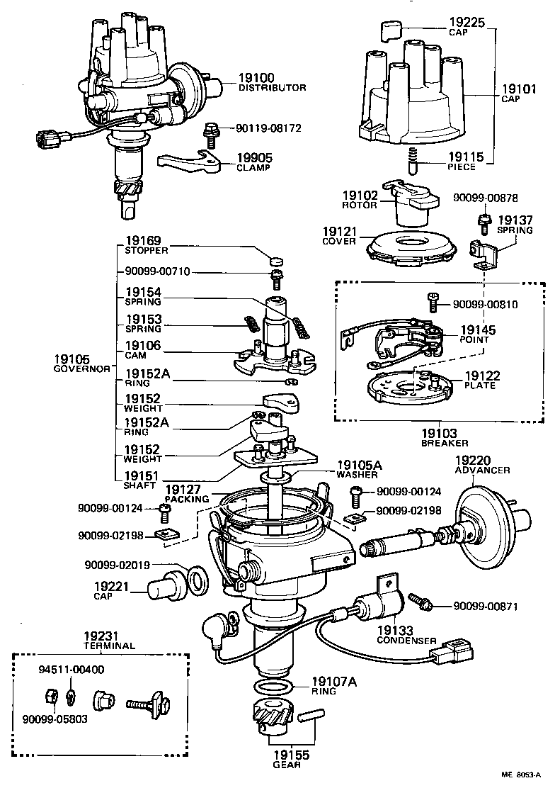  CELICA |  DISTRIBUTOR