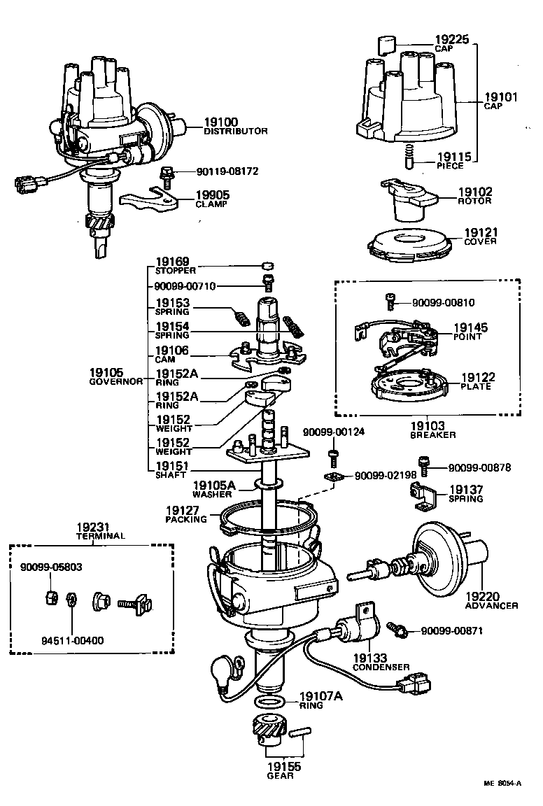  CELICA |  DISTRIBUTOR