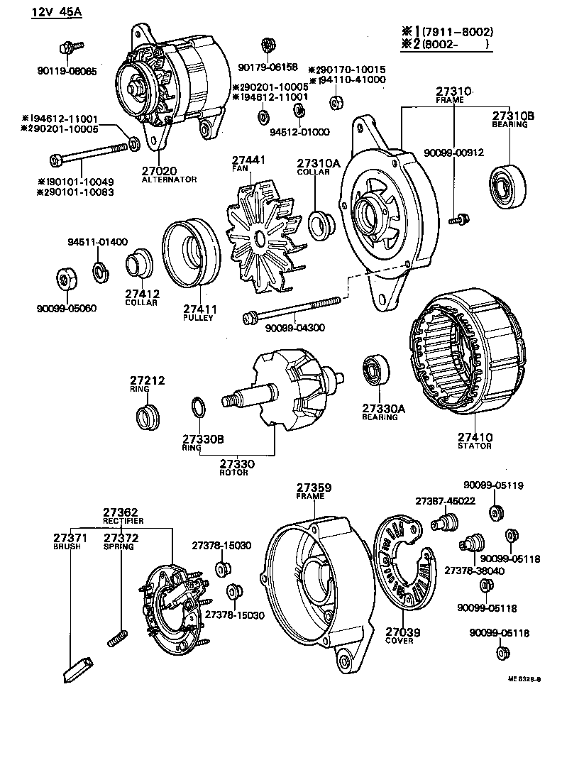  COASTER |  ALTERNATOR