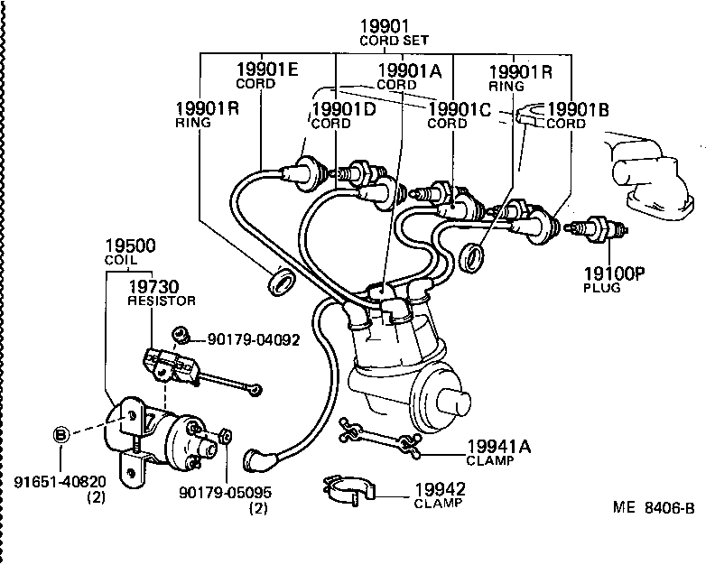  LITEACE |  IGNITION COIL SPARK PLUG