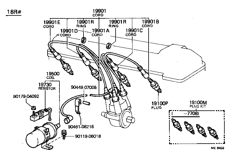  CRESSIDA |  IGNITION COIL SPARK PLUG