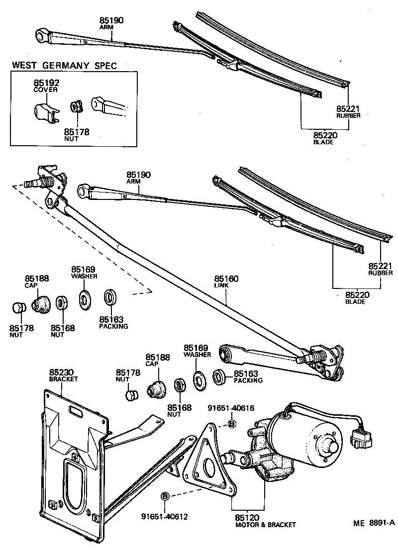  HIACE |  WINDSHIELD WIPER