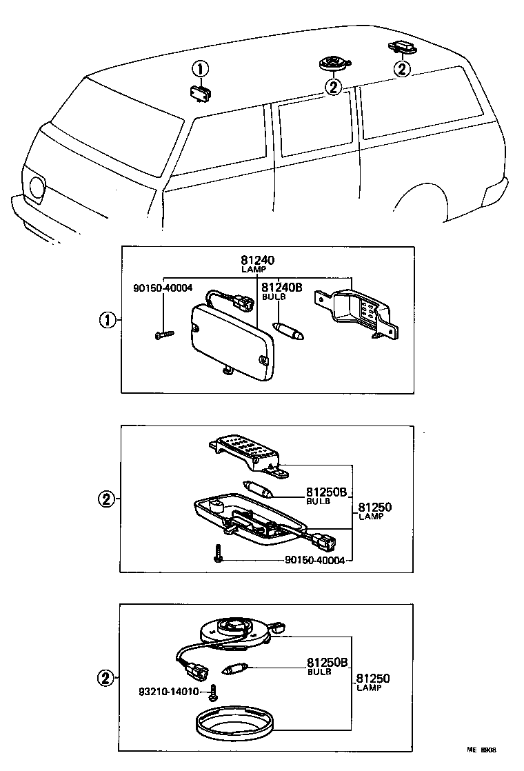  HIACE |  INTERIOR LAMP