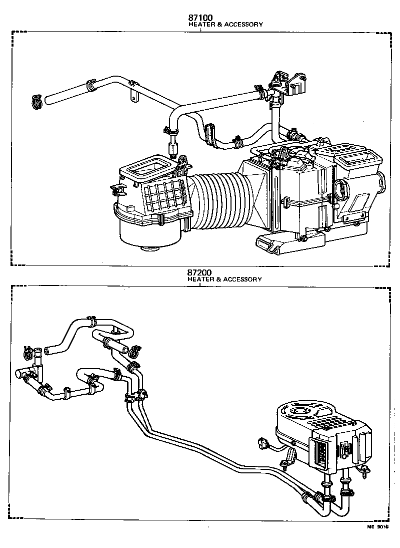  LAND CRUISER 60 |  HEATING AIR CONDITIONING SET