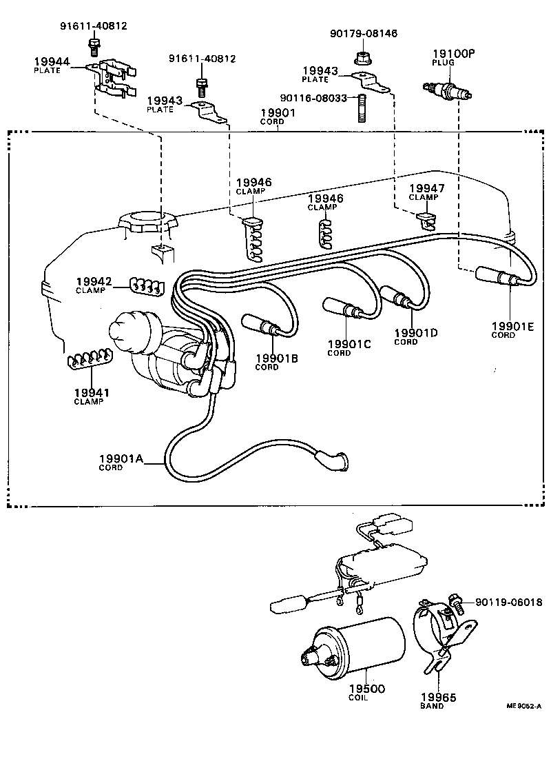  COASTER |  IGNITION COIL SPARK PLUG