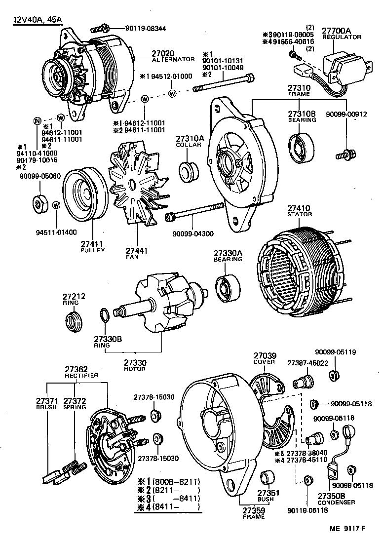  LAND CRUISER 60 |  ALTERNATOR
