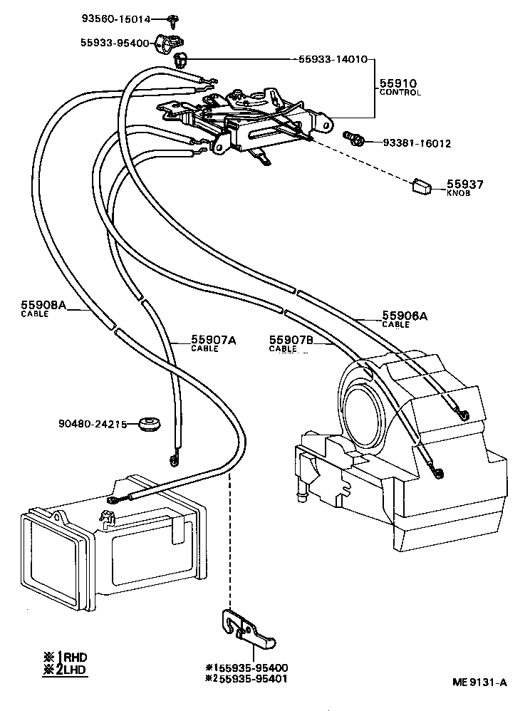  DYNA |  HEATING AIR CONDITIONING CONTROL AIR DUCT