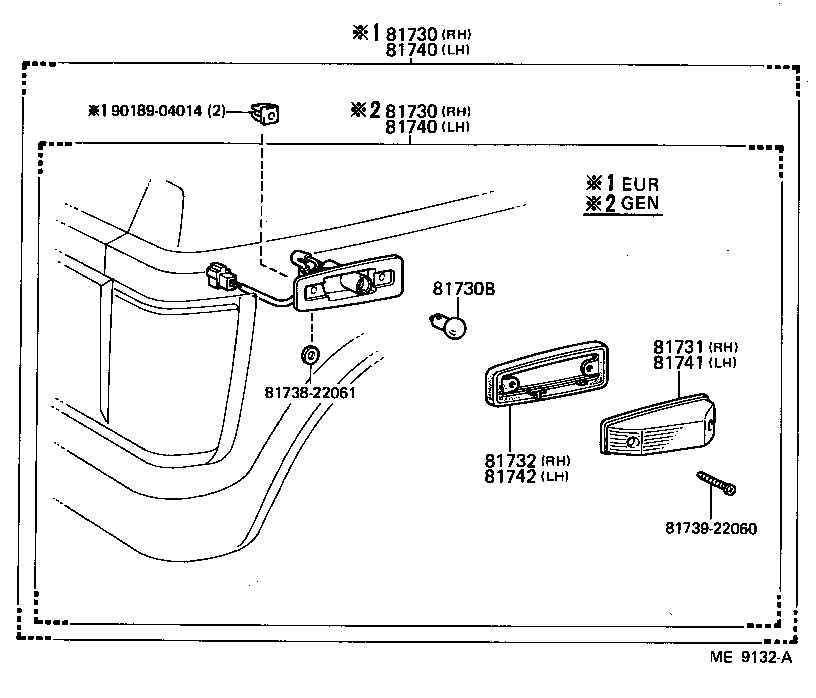  LAND CRUISER 60 |  SIDE TURN SIGNAL LAMP OUTER MIRROR LAMP