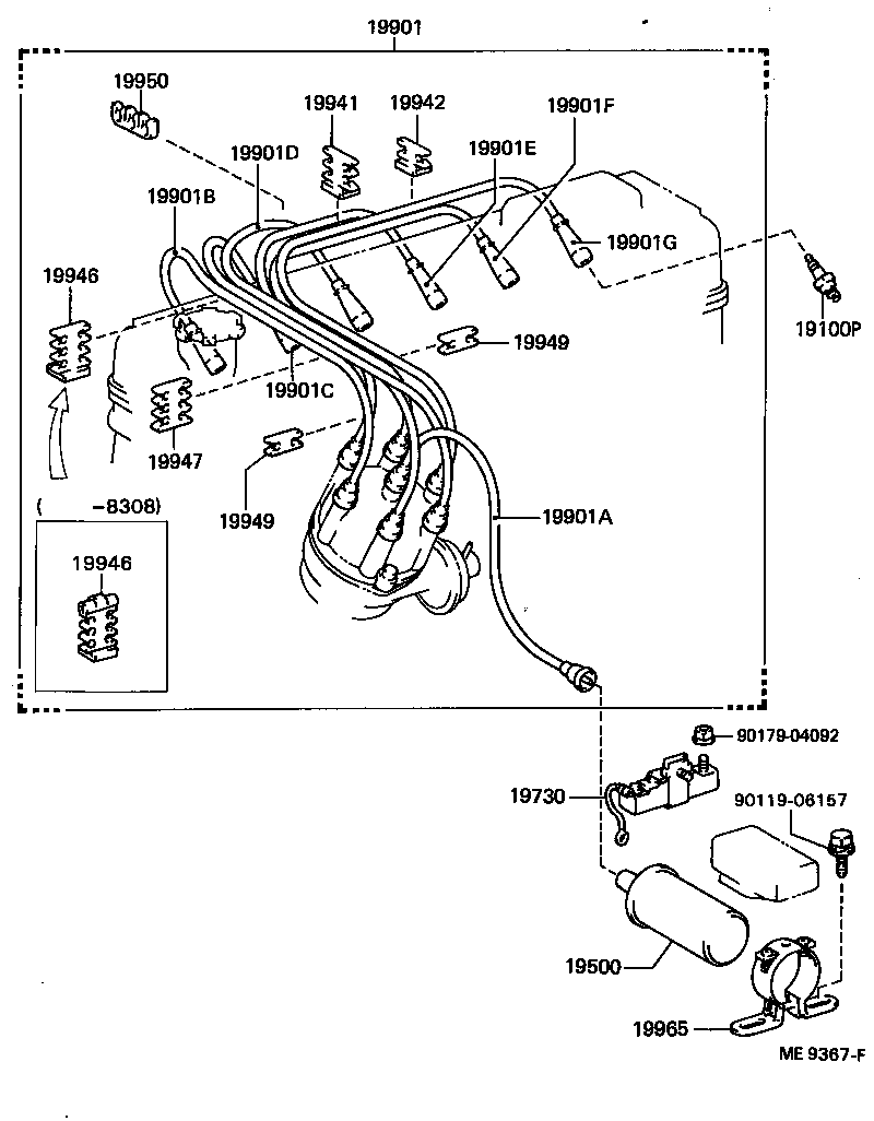  CRESSIDA |  IGNITION COIL SPARK PLUG