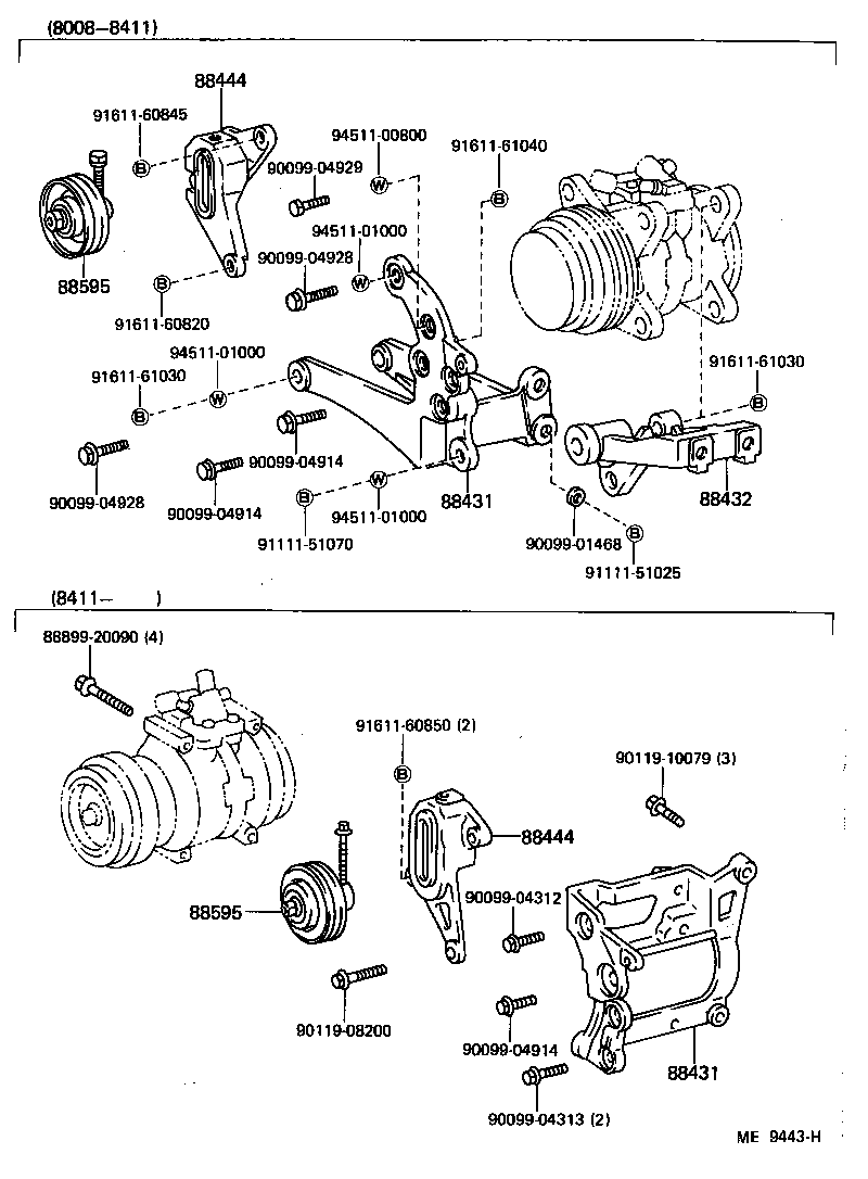  LAND CRUISER 60 |  HEATING AIR CONDITIONING COMPRESSOR