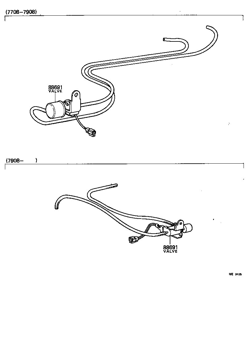  CELICA |  HEATING AIR CONDITIONING VACUUM PIPING