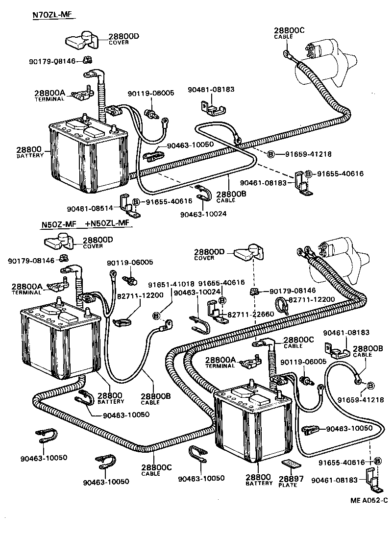  CRESSIDA |  BATTERY BATTERY CABLE