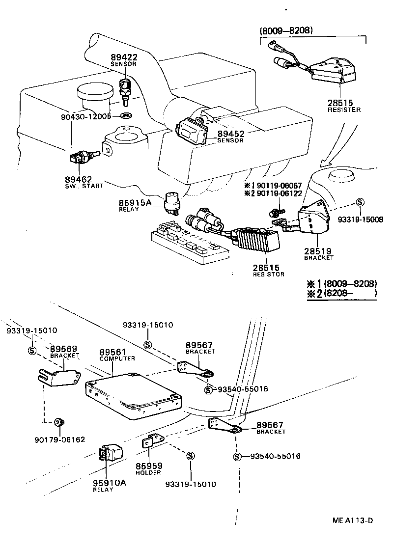  CRESSIDA |  ELECTRONIC FUEL INJECTION SYSTEM