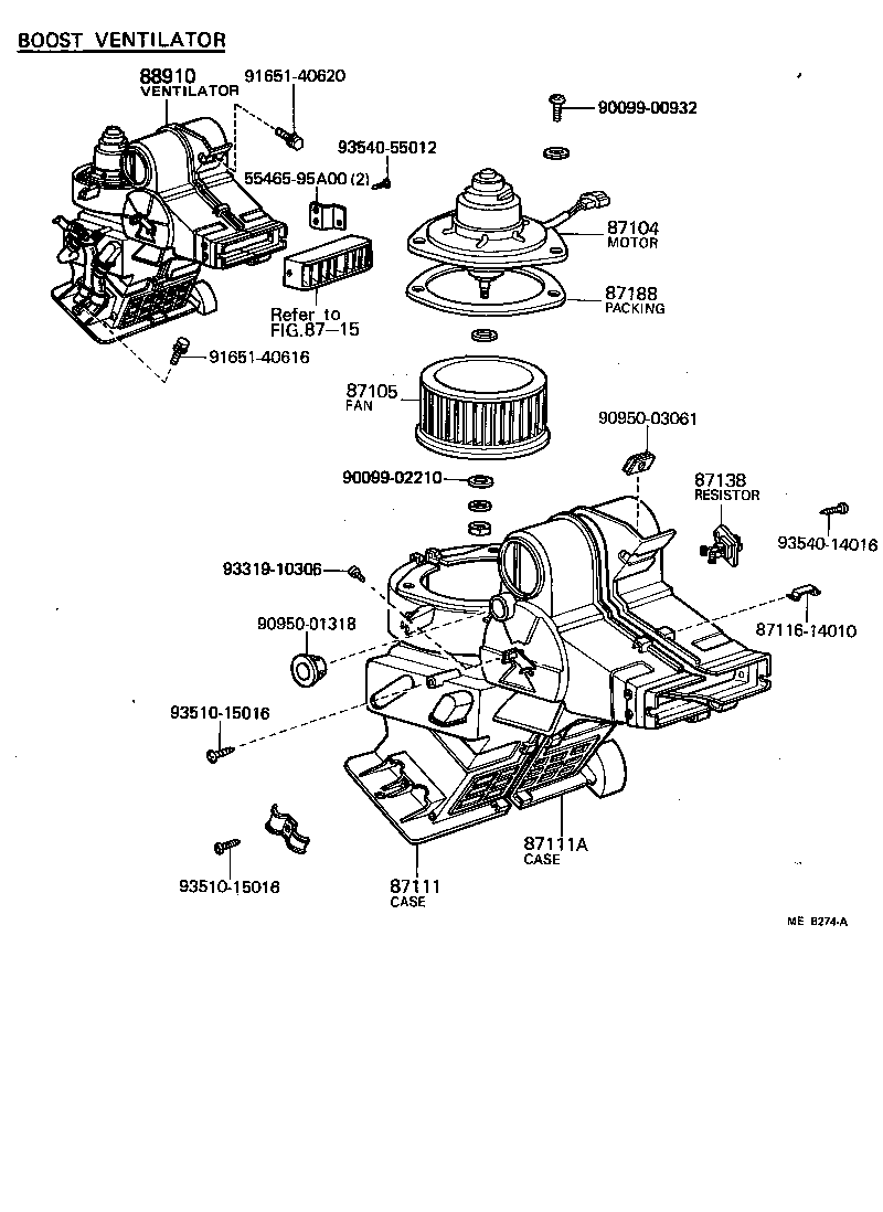  HIACE |  HEATING AIR CONDITIONING HEATER UNIT BLOWER