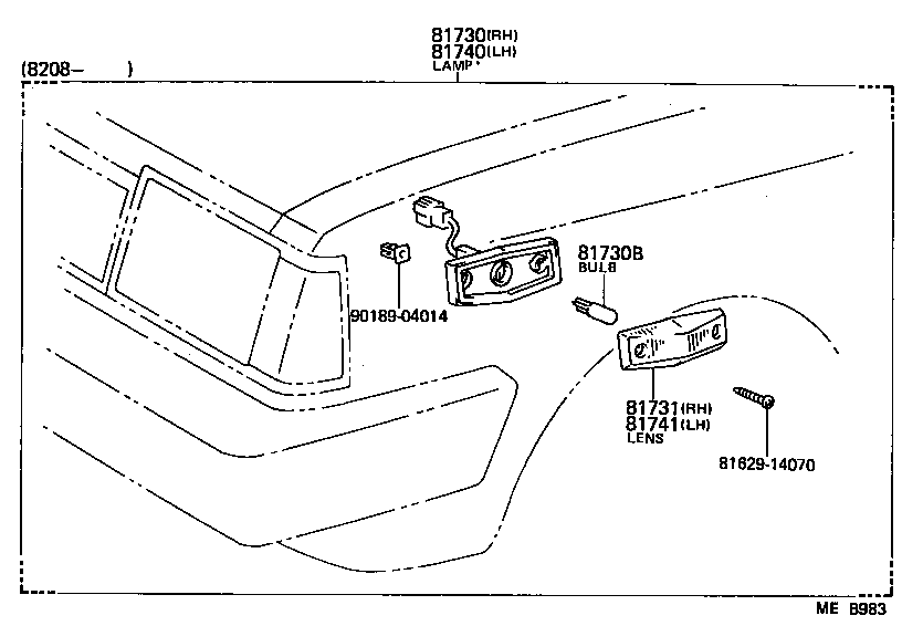 STARLET |  SIDE TURN SIGNAL LAMP OUTER MIRROR LAMP