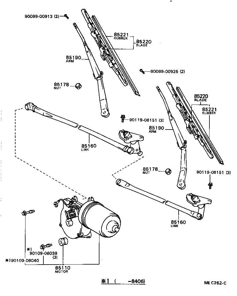  CAMRY |  WINDSHIELD WIPER