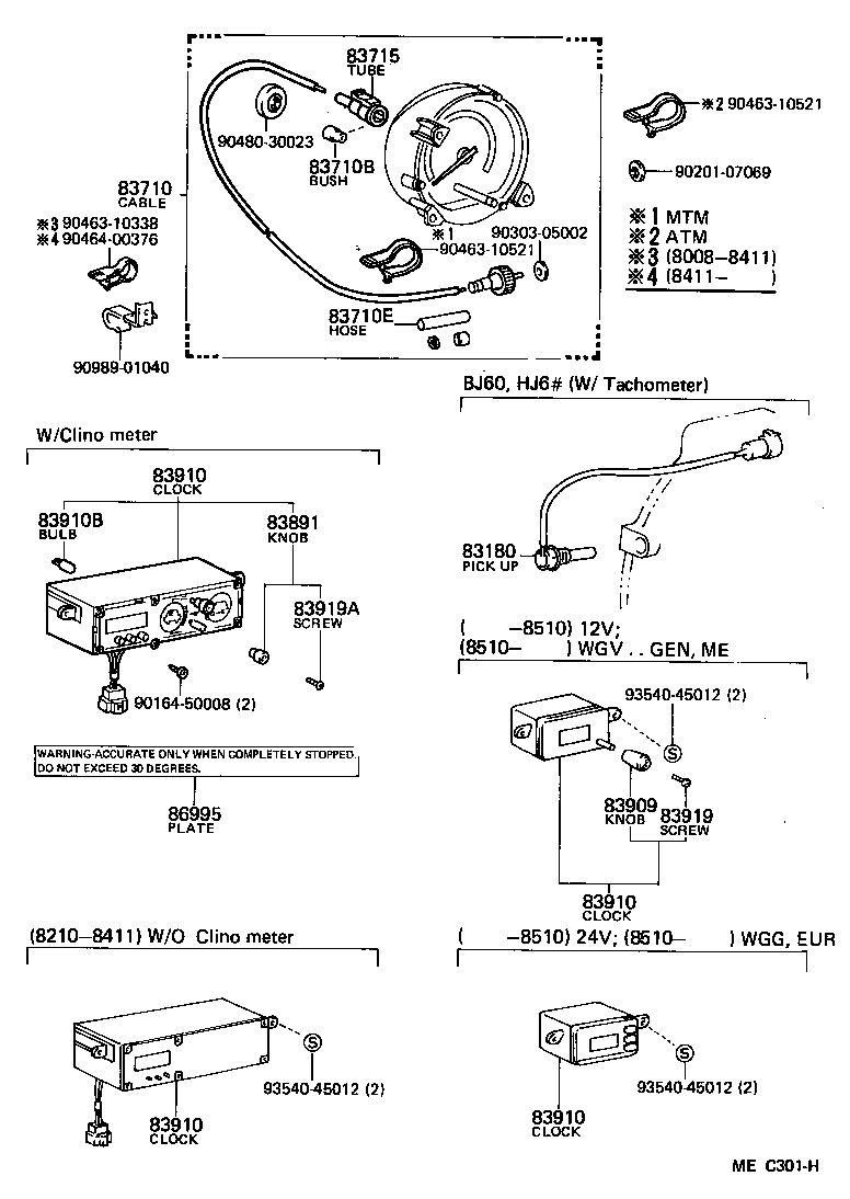  LAND CRUISER 60 |  METER