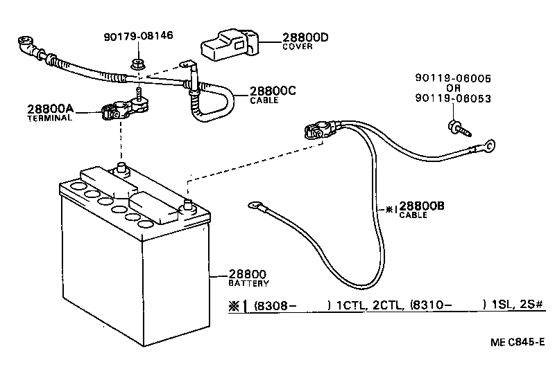  CAMRY |  BATTERY BATTERY CABLE