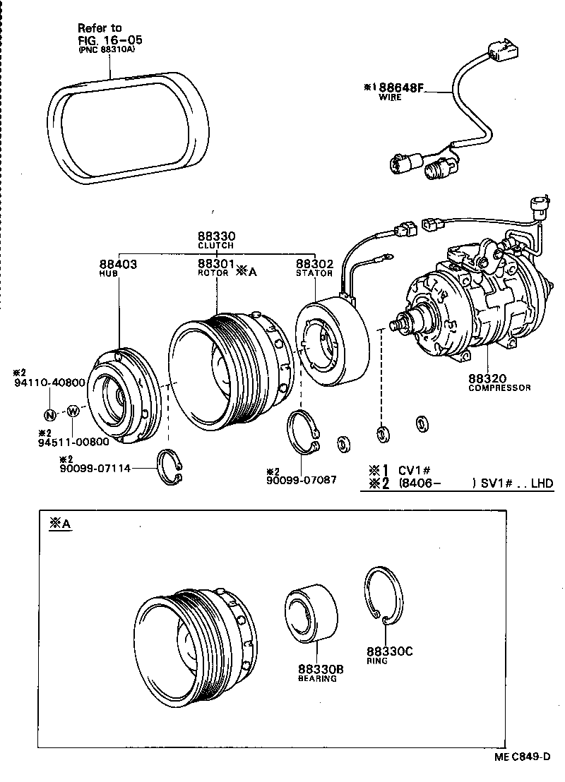  CAMRY |  HEATING AIR CONDITIONING COMPRESSOR