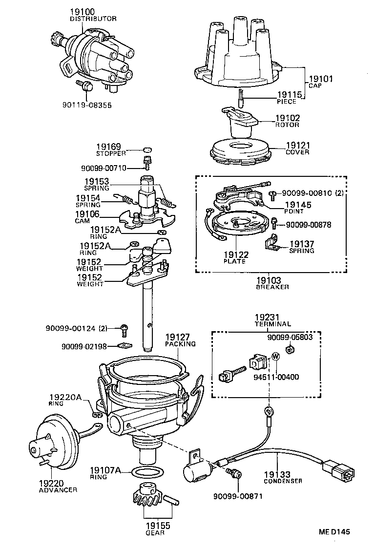  CELICA |  DISTRIBUTOR