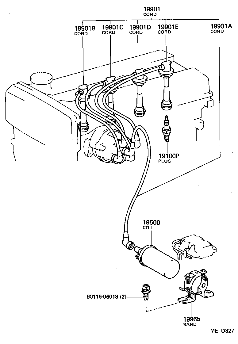  CELICA |  IGNITION COIL SPARK PLUG