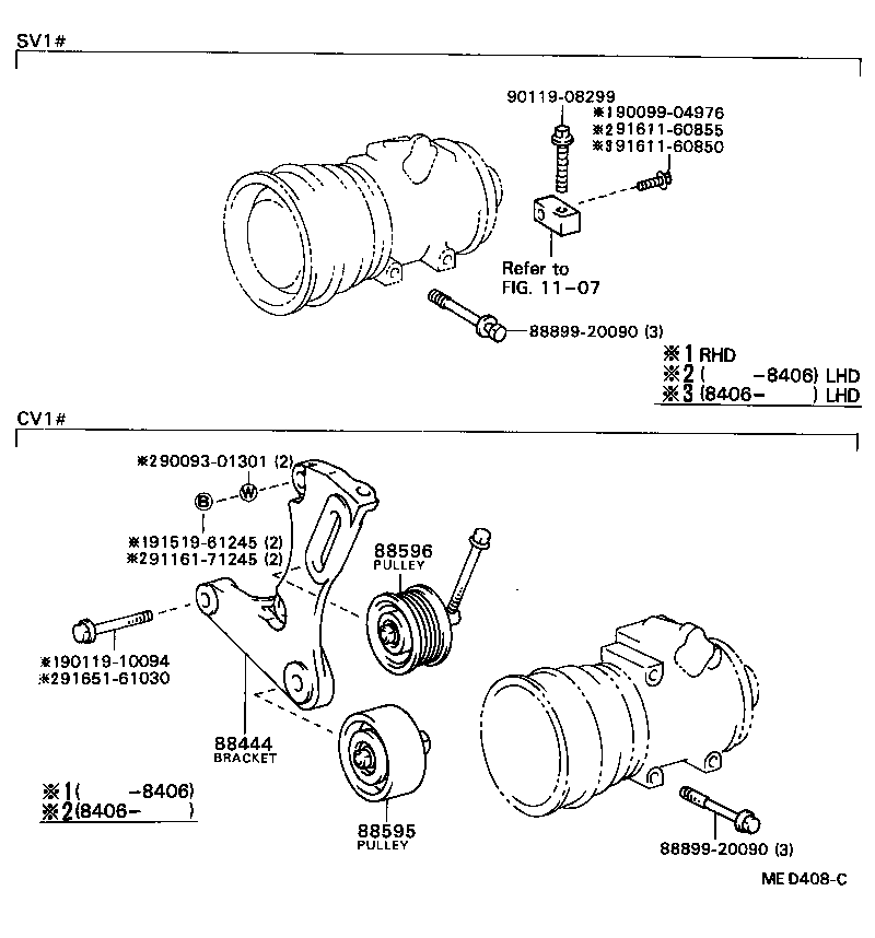  CAMRY |  HEATING AIR CONDITIONING COMPRESSOR
