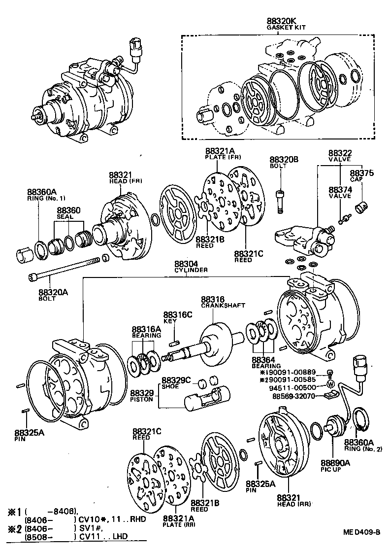  CAMRY |  HEATING AIR CONDITIONING COMPRESSOR