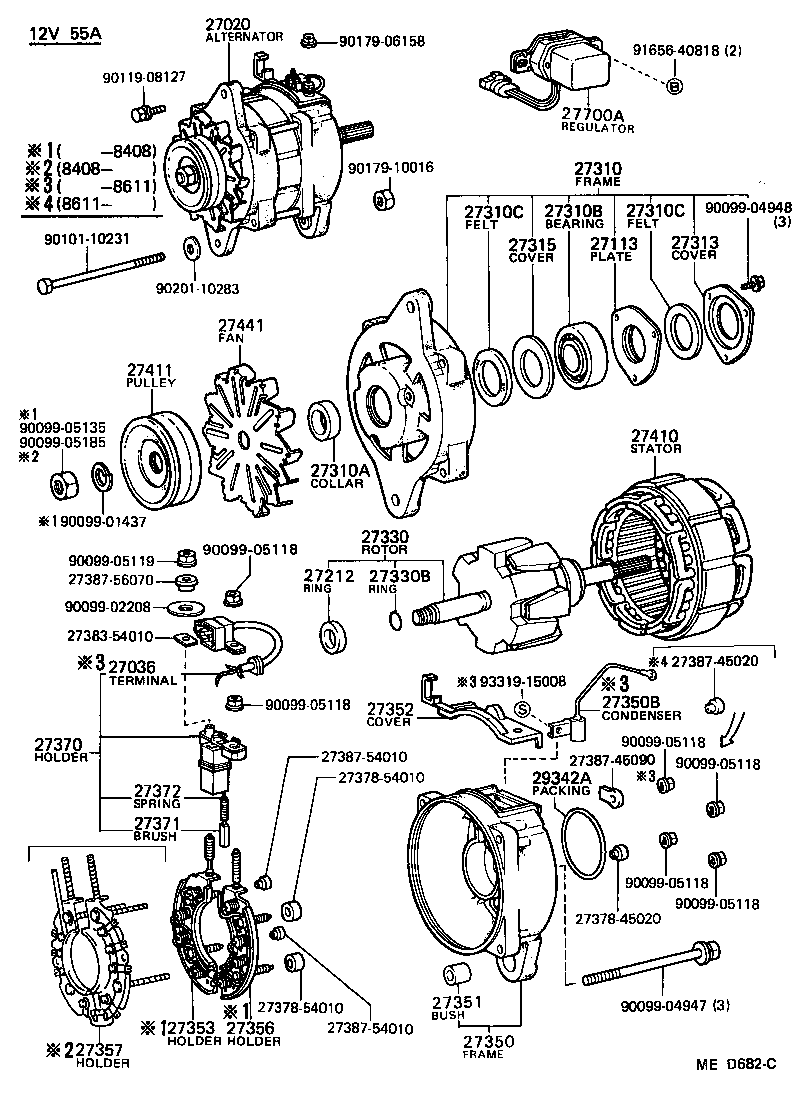  CROWN |  ALTERNATOR