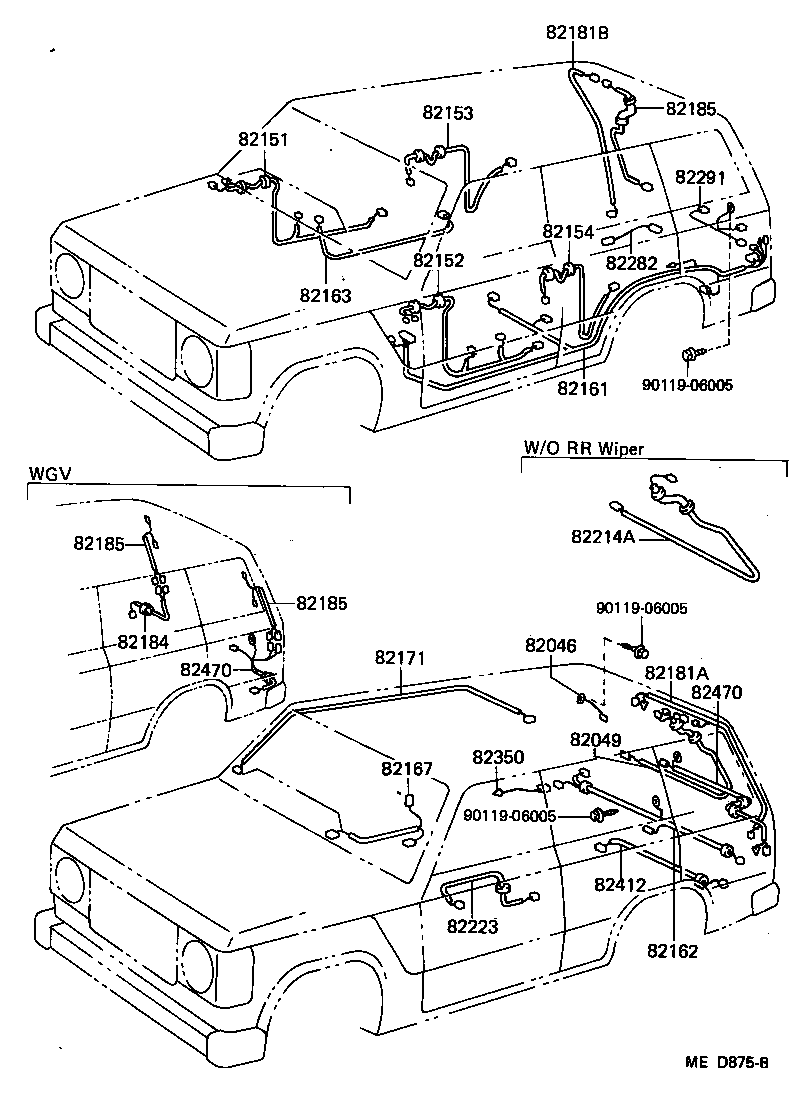  LAND CRUISER 60 |  WIRING CLAMP