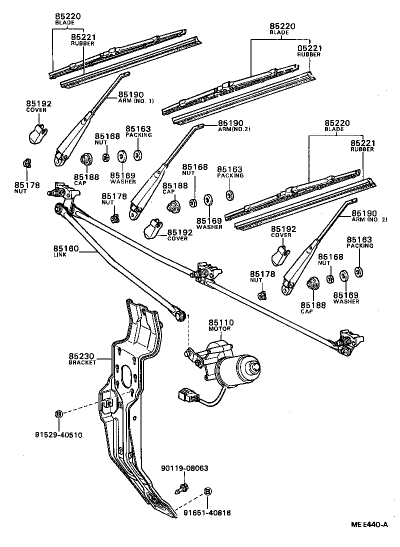  DYNA |  WINDSHIELD WIPER