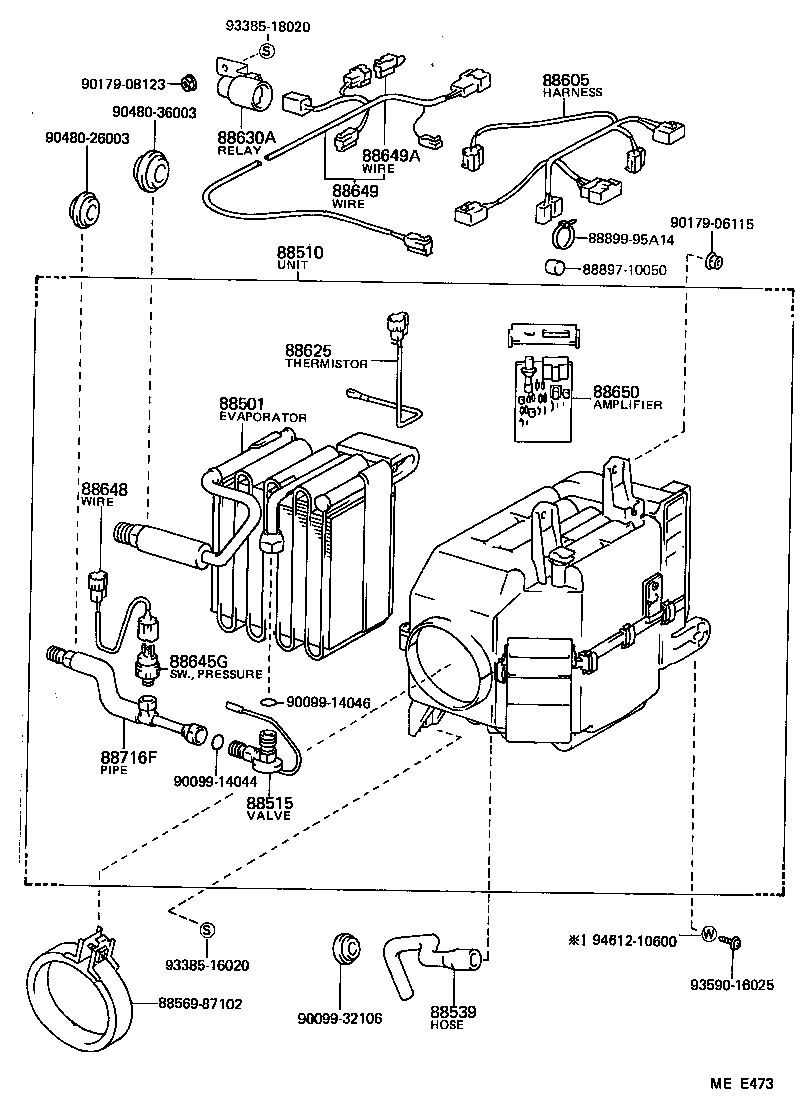  STARLET |  HEATING AIR CONDITIONING COOLER UNIT