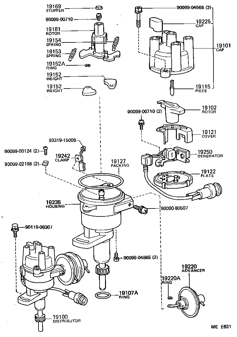  CELICA |  DISTRIBUTOR