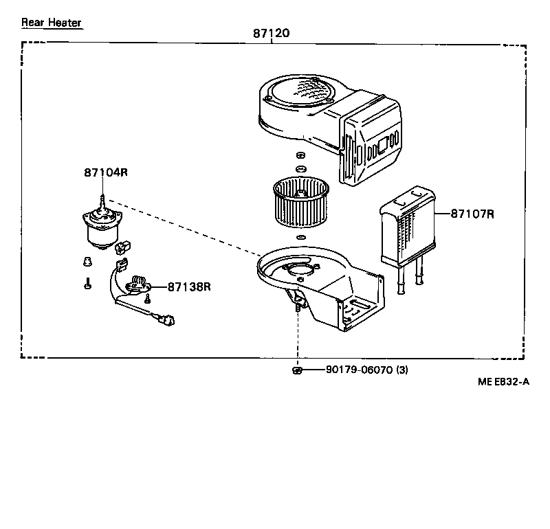  DYNA |  HEATING AIR CONDITIONING HEATER UNIT BLOWER
