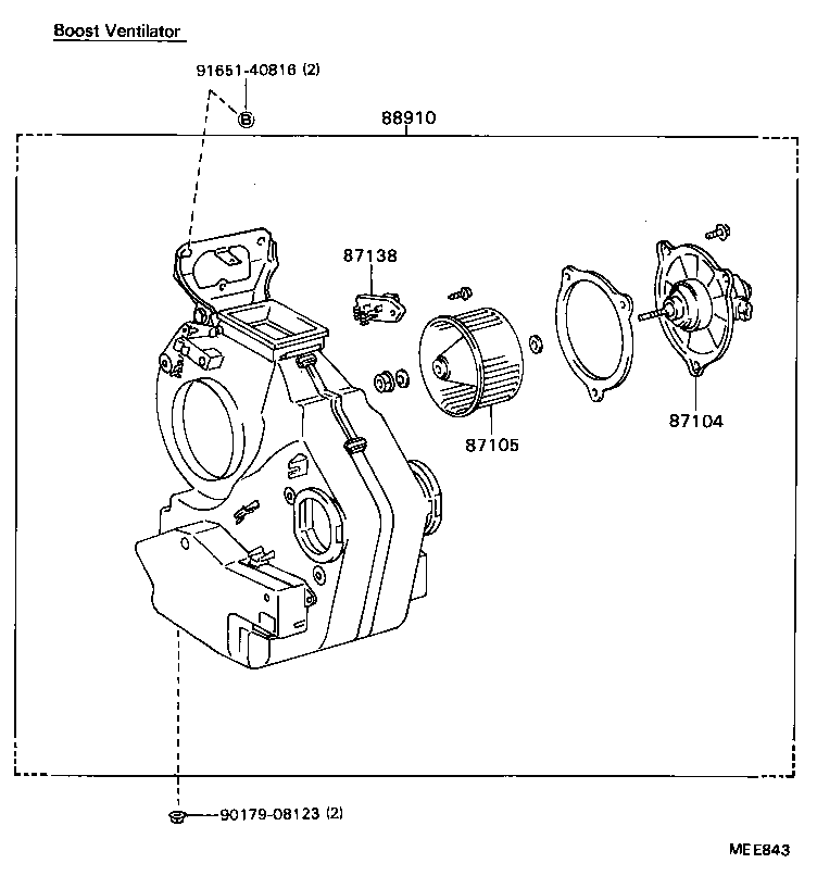  DYNA |  HEATING AIR CONDITIONING HEATER UNIT BLOWER