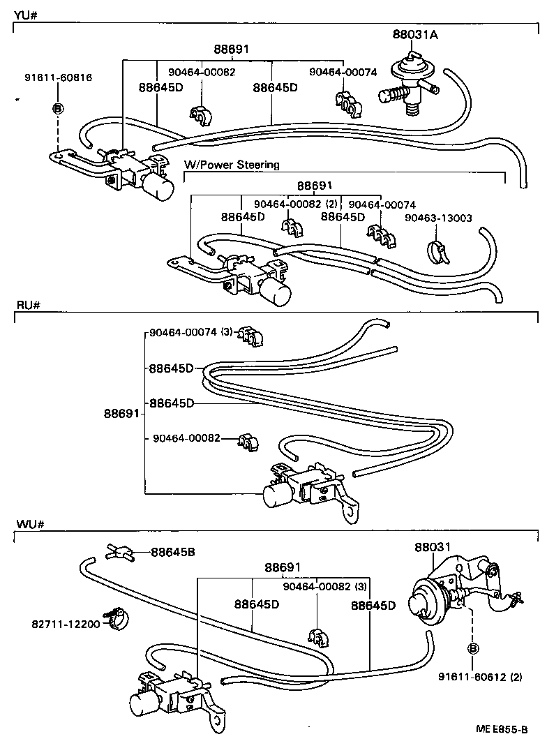  DYNA |  HEATING AIR CONDITIONING VACUUM PIPING