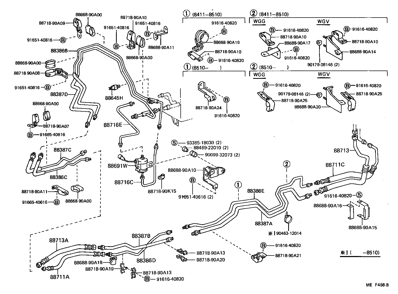 LAND CRUISER 60 |  HEATING AIR CONDITIONING COOLER PIPING